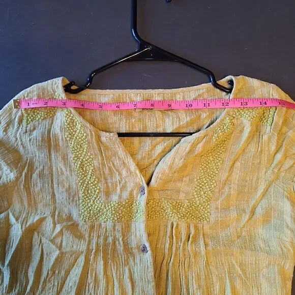 Prana Blouse small yellow - Picture 5 of 8